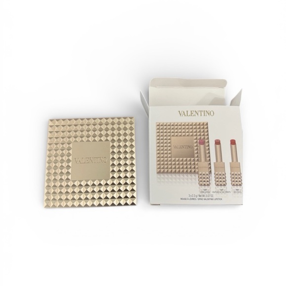 Valentino Spike Lipstick Trio Clutch Limited Edition New in Box. - Picture 4 of 5